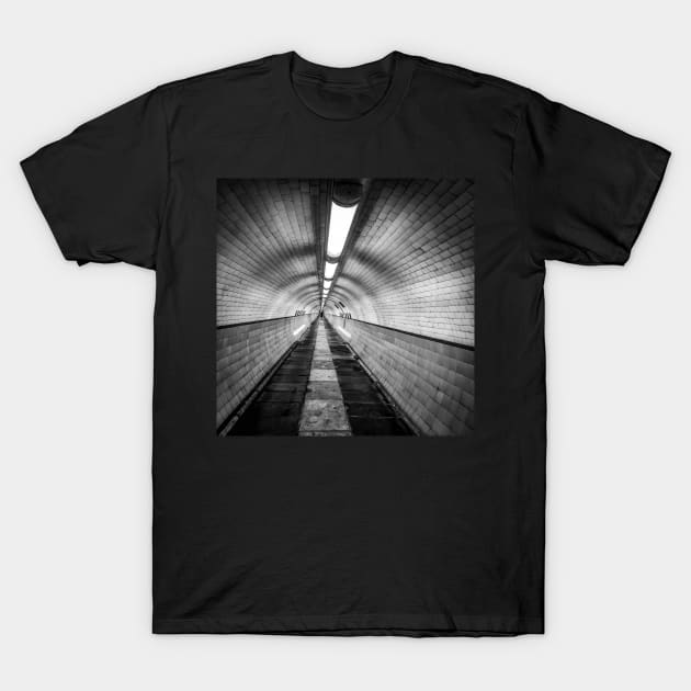 Tyne Tunnel Pedestrian Path T-Shirt by axp7884